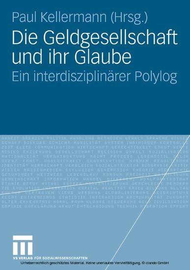 Die Geldgesellschaft und ihr Glaube main product photo