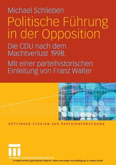 Politische Führung in der Opposition main product photo