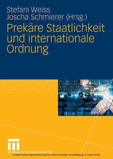 Prekäre Staatlichkeit und internationale Ordnung main product photo