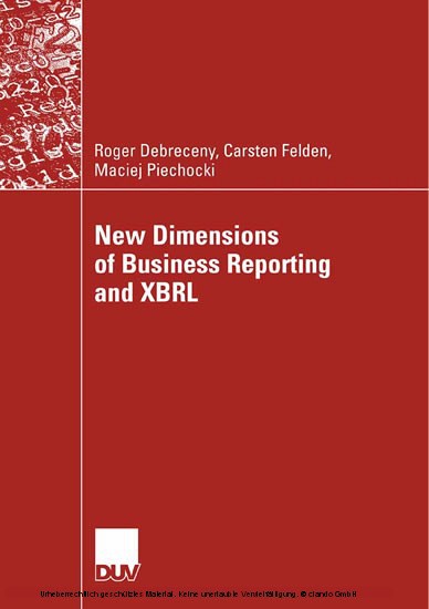 New Dimensions of Business Reporting and XBRL main product photo