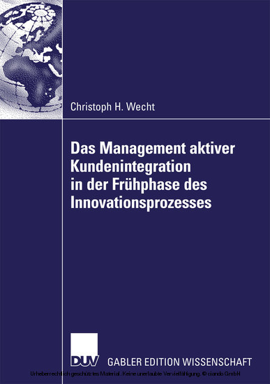 Das Management aktiver Kundenintegration in der Frühphase des Innovationsprozesses main product photo
