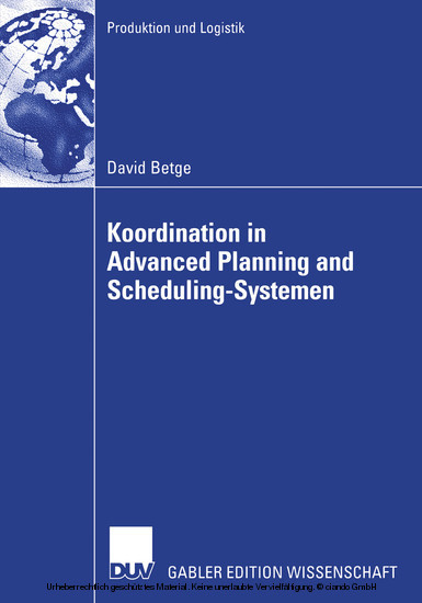 Koordination in Advanced Planning and Scheduling-Systemen main product photo