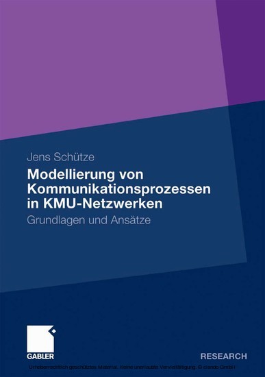 Modellierung von Kommunikationsprozessen in KMU-Netzwerken main product photo