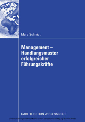 Management - Handlungsmuster erfolgreicher Führungskräfte