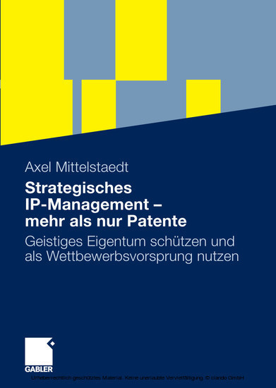 Strategisches IP-Management - mehr als nur Patente main product photo