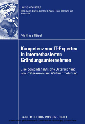 Kompetenz von IT-Experten in internetbasierten Gründungsunternehmen
