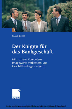 Der Knigge für das Bankgeschäft