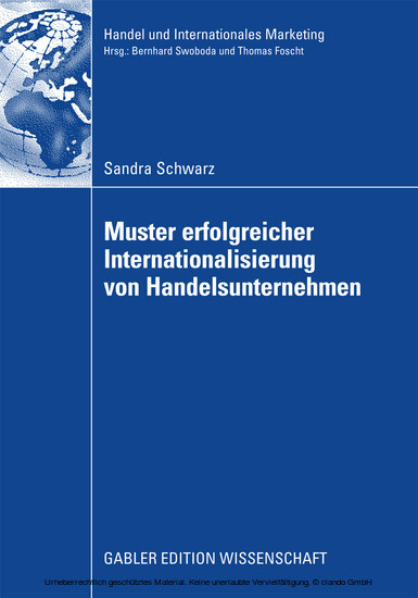 Muster erfolgreicher Internationalisierung von Handelsunternehmen main product photo