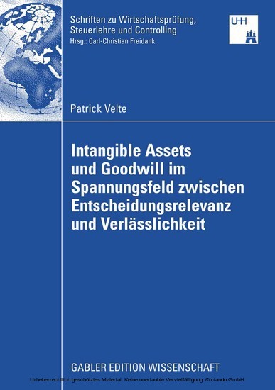 Intangible Assets und Goodwill im Spannungsfeld zwischen Entscheidungsrelevanz und Verlässlichkeit main product photo