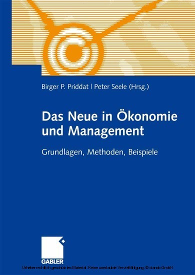 Das Neue in ?onomie und Management main product photo