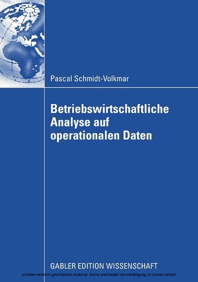 Betriebswirtschaftliche Analyse auf operationalen Daten main product photo