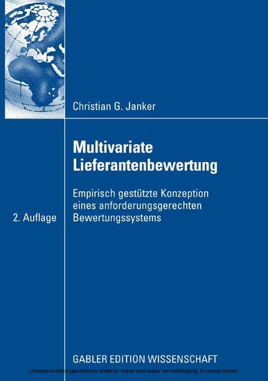 Multivariate Lieferantenbewertung main product photo