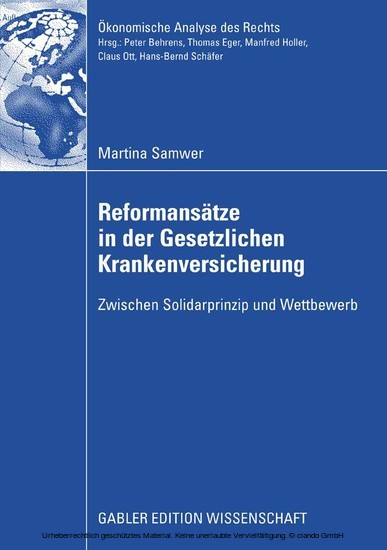 Reformansätze in der Gesetzlichen Krankenversicherung main product photo