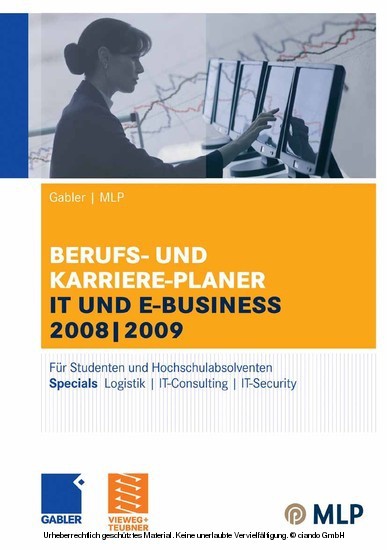 Gabler | MLP Berufs- und Karriere-Planer IT und e-business 2008 | 2009 main product photo