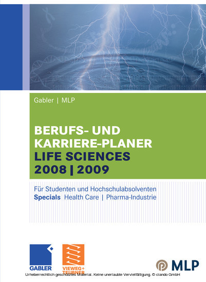 Gabler / MLP Berufs- und Karriere-Planer Life Sciences 2008/2009 main product photo