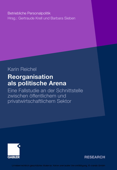 Reorganisation als politische Arena main product photo