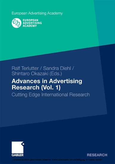 Advances in Advertising Research (Vol. 1) main product photo