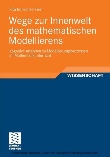 Wege zur Innenwelt des mathematischen Modellierens main product photo
