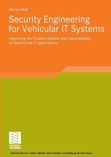 Security Engineering for Vehicular IT Systems main product photo