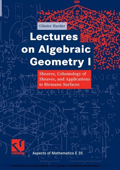 Lectures on Algebraic Geometry I main product photo