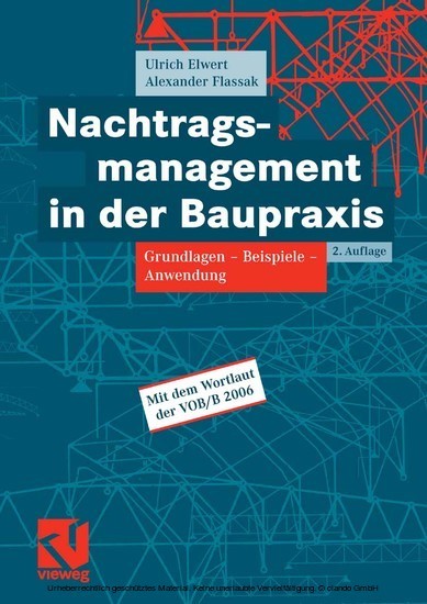Nachtragsmanagement in der Baupraxis main product photo