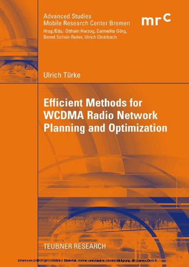 Efficient Methods for WCDMA Radio Network Planning and Optimization main product photo
