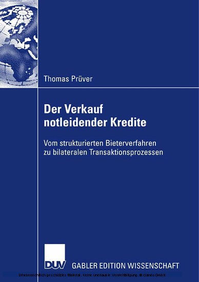 Der Verkauf notleidender Kredite main product photo