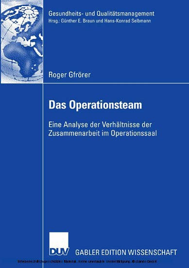 Das Operationsteam main product photo