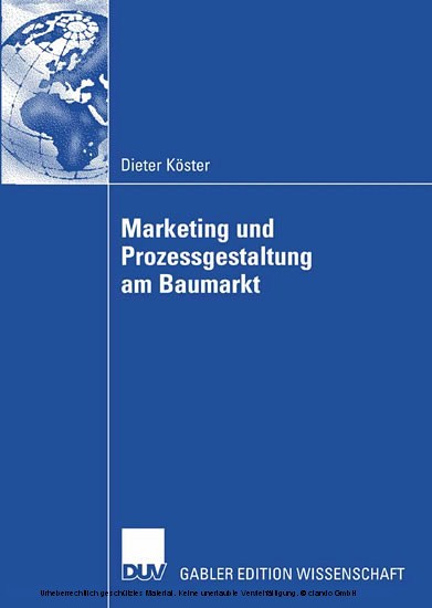 Marketing und Prozessgestaltung am Baumarkt main product photo