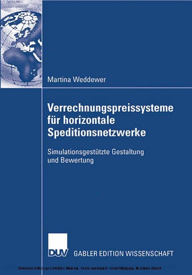 Verrechnungspreissysteme für horizontale Speditionsnetzwerke main product photo