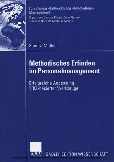 Methodisches Erfinden im Personalmanagement main product photo