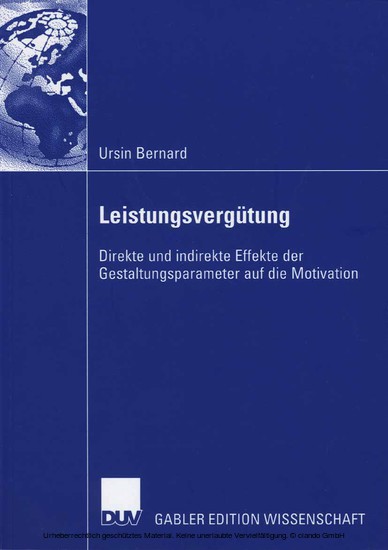 Leistungsvergütung main product photo