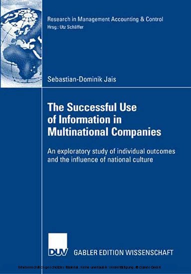 The Successful Use of Information in Multinational Companies main product photo