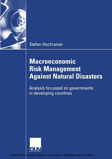 Macroeconomic Risk Management Against Natural Disasters main product photo