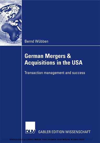 German Mergers & Acquisitions in the USA main product photo