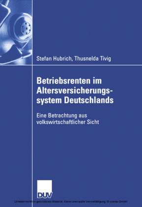 Betriebsrenten im Altersversicherungssystem Deutschlands