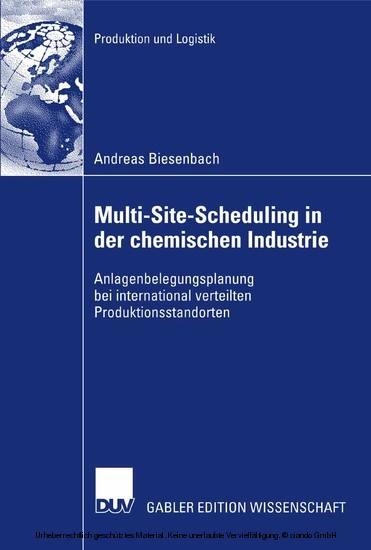 Multi-Site-Scheduling in der chemischen Industrie main product photo