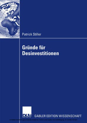 Gründe für Desinvestitionen