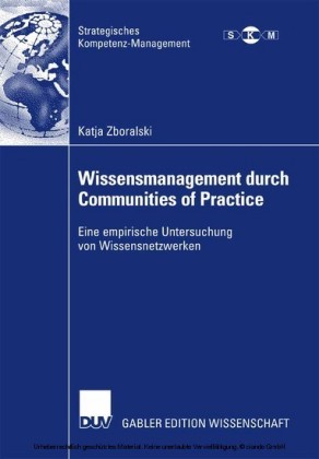Wissensmanagement durch Communities of Practice