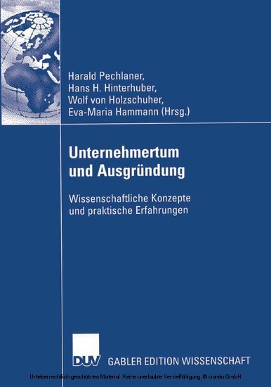 Unternehmertum und Ausgründung main product photo