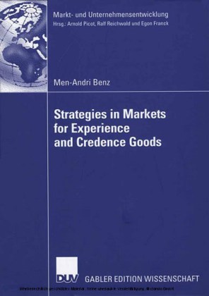 Strategies in Markets for Experience and Credence Goods