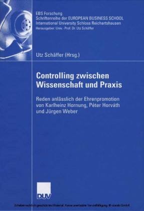 Controlling zwischen Wissenschaft und Praxis