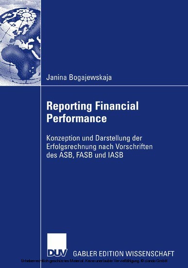 Reporting Financial Performance main product photo