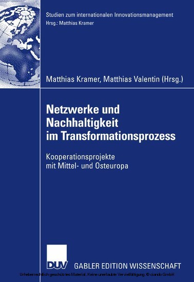 Netzwerke und Nachhaltigkeit im Transformationsprozess main product photo