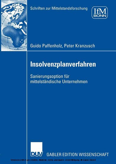 Insolvenzplanverfahren main product photo