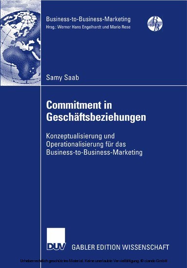 Commitment in Geschäftsbeziehungen main product photo