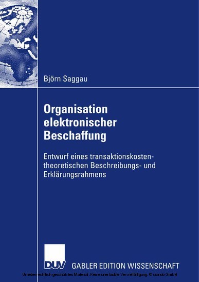 Organisation elektronischer Beschaffung main product photo
