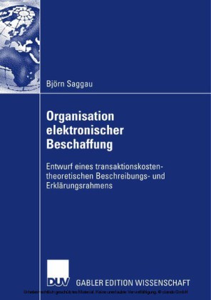 Organisation elektronischer Beschaffung