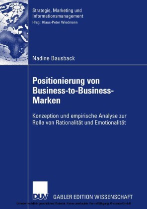 Positionierung von Business-to-Business-Marken