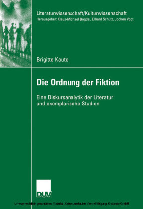 Die Ordnung der Fiktion